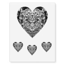 Conception noire et blanche de tatouage de