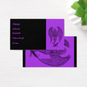 Conception noire et violette d'ange (Bureau)