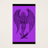 Conception noire et violette d'ange (Dos)