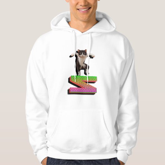Conception numérique colorée pour sweat à capuche (Devant)