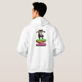 Conception numérique colorée pour sweat à capuche (Dos entier)