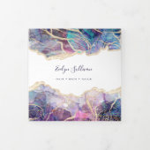 Conception Opale foncée triple Brochure (Protection)