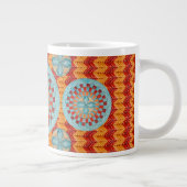 Conception orange de tasse de Chevron de fleur (Droite)
