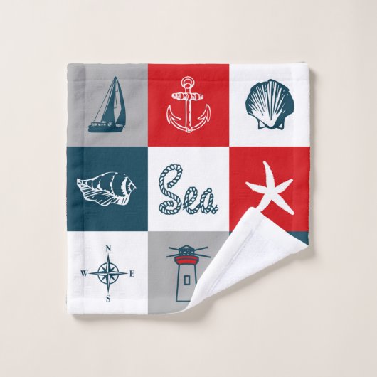 Conception orientée nautique (Gant de toilette)