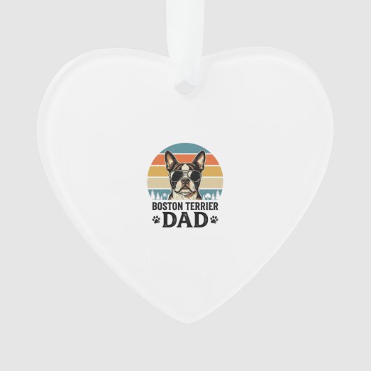 Conception Papa Boston Terrier Amant de Chien Vint (devant)
