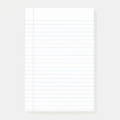 Conception papier carnet sur les notes post-it (Devant)