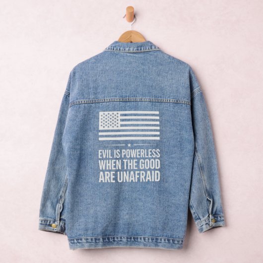 Conception Patriotique Denim Veste (Hangar)