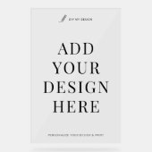 Conception personnalisée 24x36" avec signature d'é (Recto)