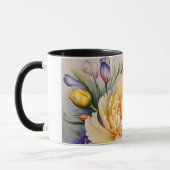 Conception personnalisée Coffee Mug Peonies et l'a (Gauche)