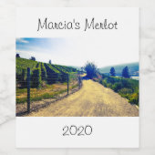 Conception personnalisée de Étiquette de vin rouge (Étiquettes simples)