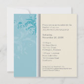 CONCEPTION PERSONNALISÉE :: Invitation de baptême (Dos)