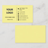 Conception personnalisée Votre propre Carte de vis (Devant / Derrière)