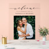 Conception photo fiançailles avec script noir (Mariage)