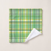 Conception Plaid Jaune Vert (Gant de toilette)