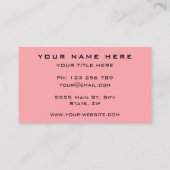 Conception professionnelle personnalisée du Carte (Dos)