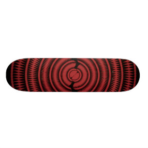 Conception radiale abstraite : Planche à roulette