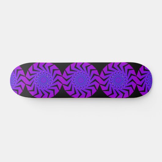 Conception radiale violette : Skateboard (Horz)