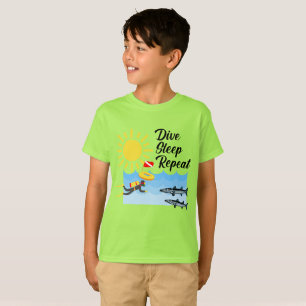 Conception répétée du sommeil de plongée - T-shirt
