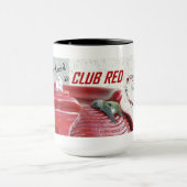 Conception rouge #222 de tasse de club (Centre)
