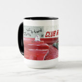 Conception rouge #222 de tasse de club (Devant gauche)
