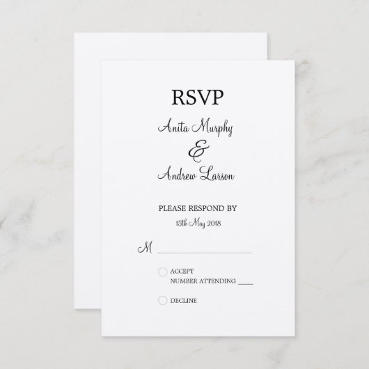 Conception RSVP 'Walk with Me' (Devant / Derrière)