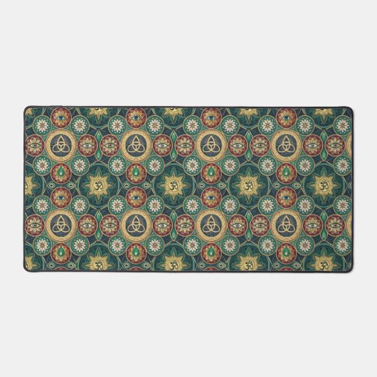 Conception sacrée mystique - Motif de mandala spir (Recto)