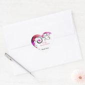 Conception Saint Valentin pour Stickers Coeur, Glo (Enveloppe)