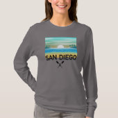 Conception San Diego - T-shirt simple à manches lo (Devant)