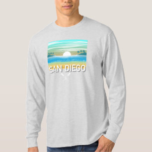 Conception San Diego - T-shirt simple à manches lo
