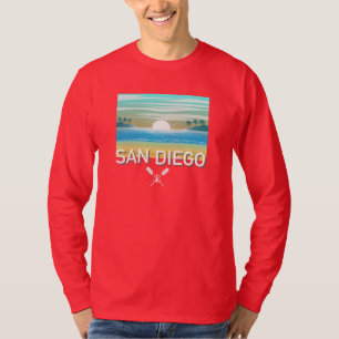 Conception San Diego - T-shirt simple à manches lo