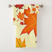 Conception sans couture de feuillage d'automne (En situation)