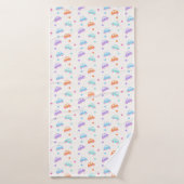 Conception sans soudure du véhicule mignon (Serviette de bain)