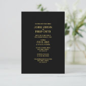 Conception simple B&G - Invitation de mariage/réce (Debout devant)