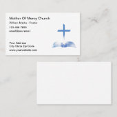 Conception simple Carte de visite chrétienne (Devant / Derrière)