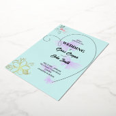 Conception simple de carte mariage (Rotation)