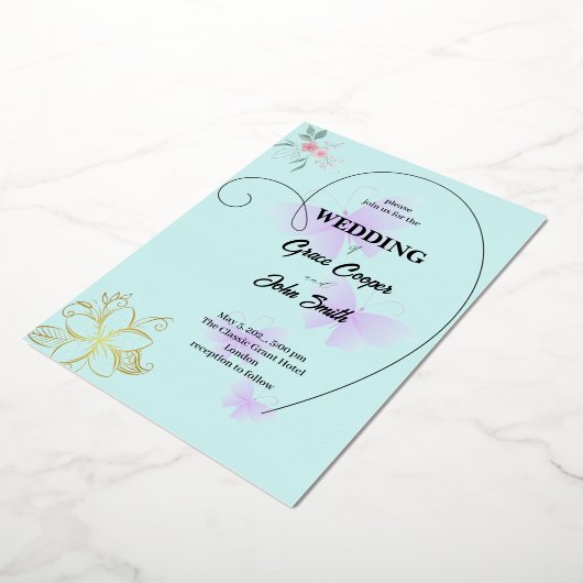 Conception simple de carte mariage (Rotation)