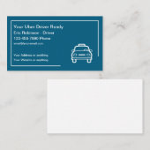 Conception simple de cartes de visite pour chauffe (Devant / Derrière)