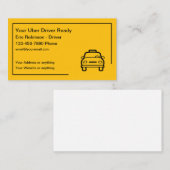 Conception simple de cartes de visite pour chauffe (Devant / Derrière)