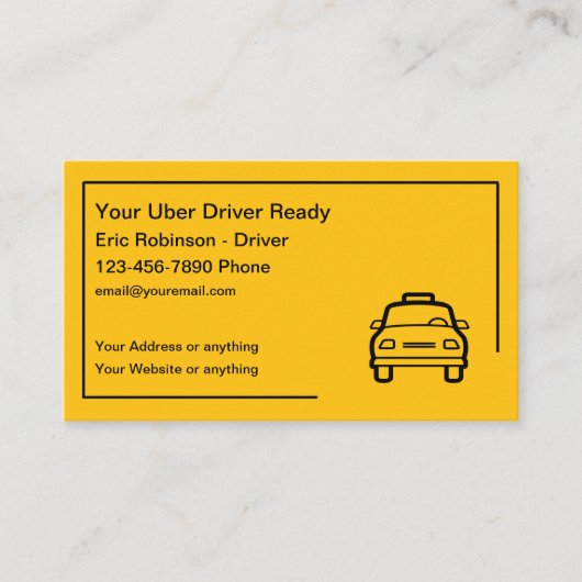 Conception simple de cartes de visite pour chauffe (Devant)