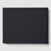 Conception simple noire personnalisée Ajouter une  (Verso)