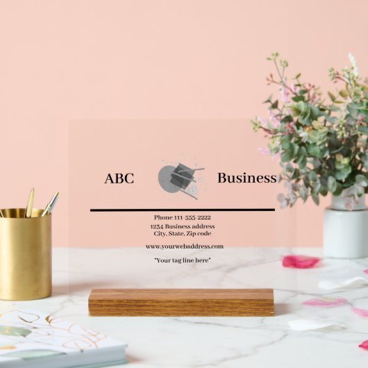 Conception simple personnalisée avec logo (Mariage)