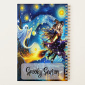 Conception sorcière de nuit étoilée pour Halloween (Dos)