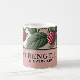 Conception thé framboise feuille AI art Mug