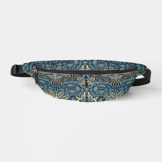 Conception tissée de William Morris Paon et Dragon (Recto)