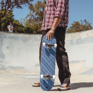 Conception tissée en HAMbWG Skateboard bleu