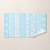 Conception Tribale Bleu Clair (Serviette à main)