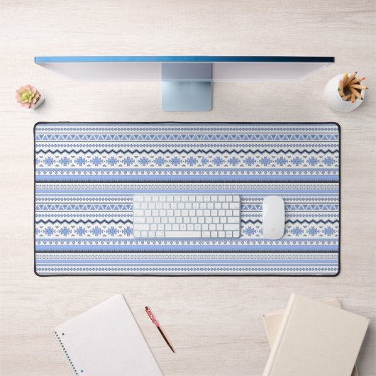 Conception tribale bleu pastel (Bureau 1)