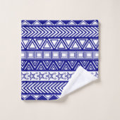 Conception Tribale Bleue (Gant de toilette)