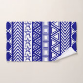 Conception Tribale Bleue (Serviette à main)