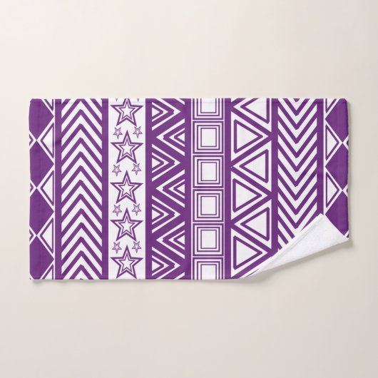 Conception Tribale Violette (Serviette à main)